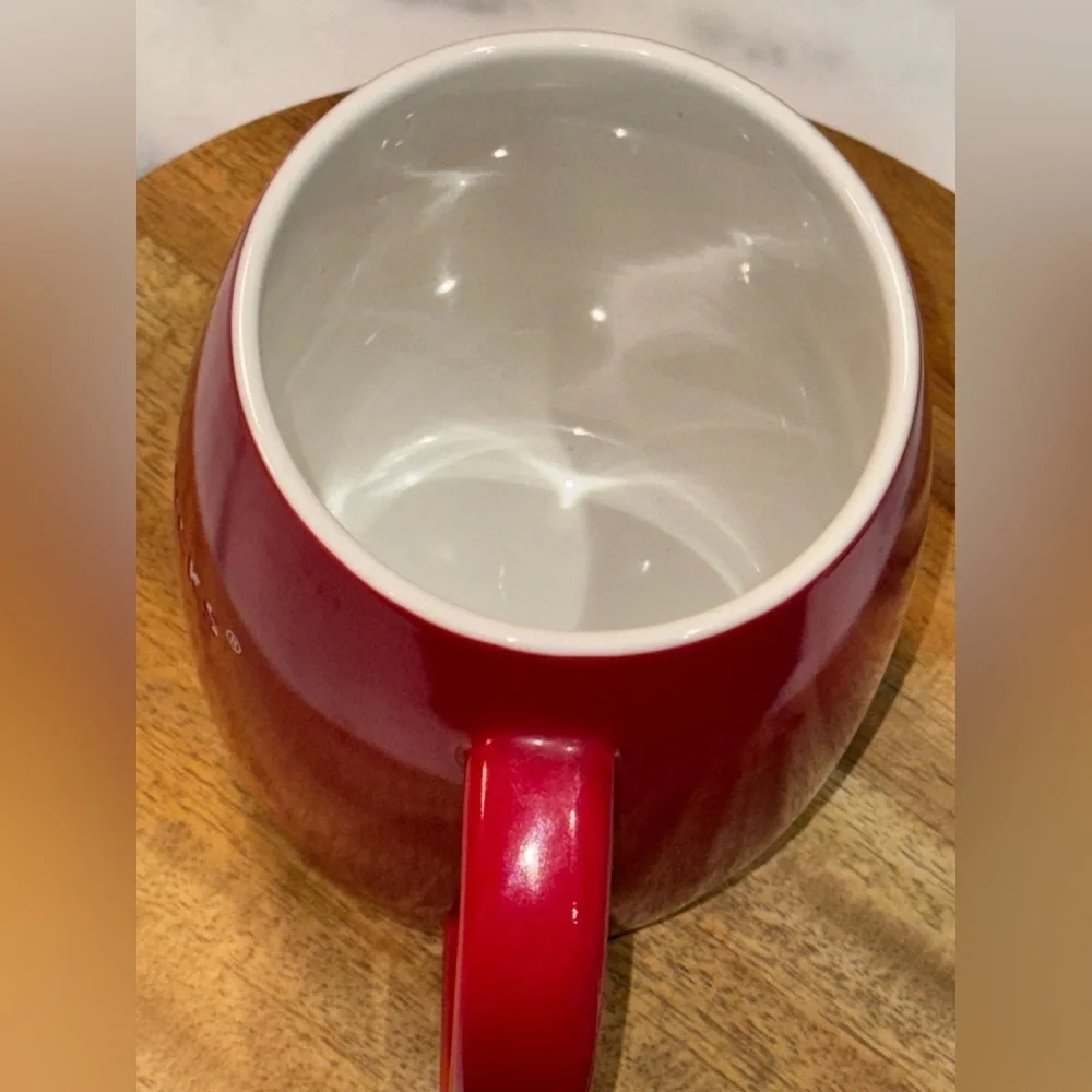 2011 Starbucks Brand Logo Barrel Shape Coffee Mug Etched Logo